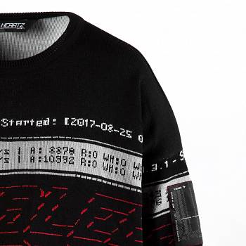 «Database» Knitted Sweater 